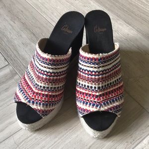 Castaner woven platform sandal